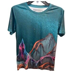 Stephen McIntyre T-Shirt Mens S Color Art Dry Wick UPF 50+ Sun Shirt Swim Sport
